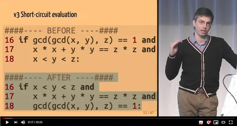 YouTube preview for PyCon talk